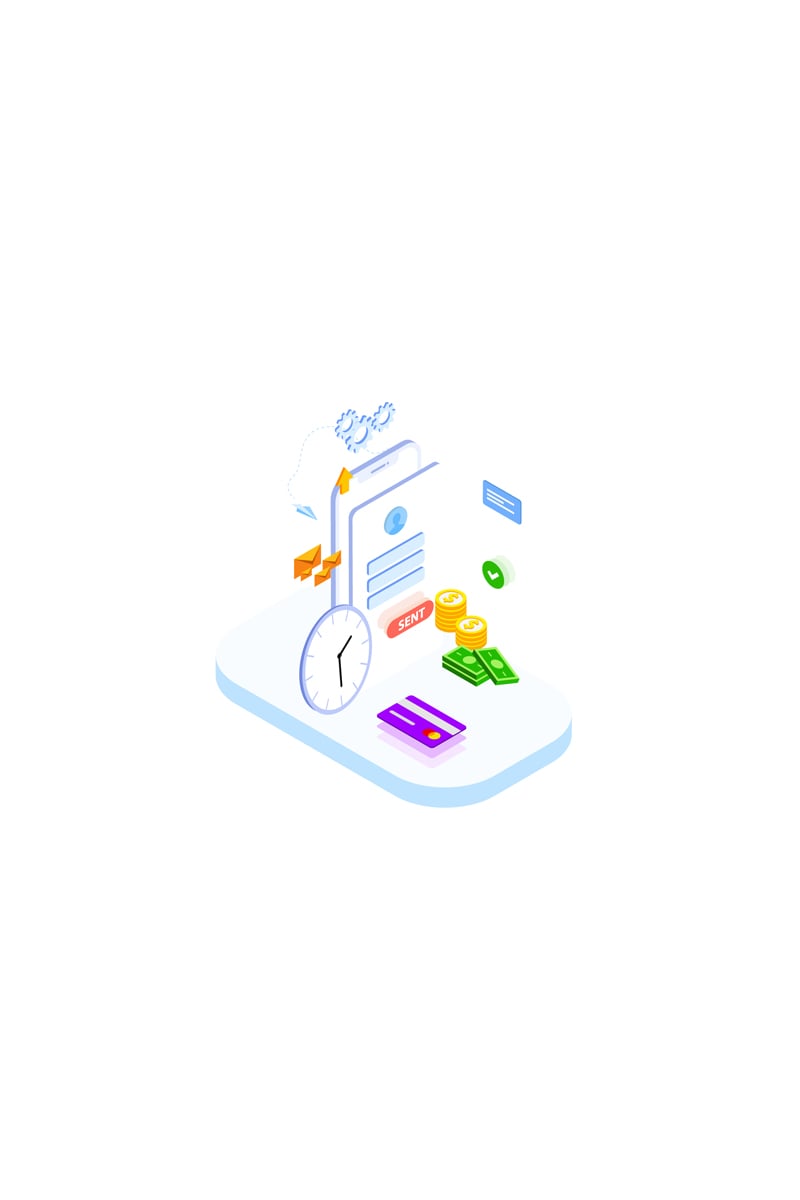 Quick money transfer 4 - Illustration