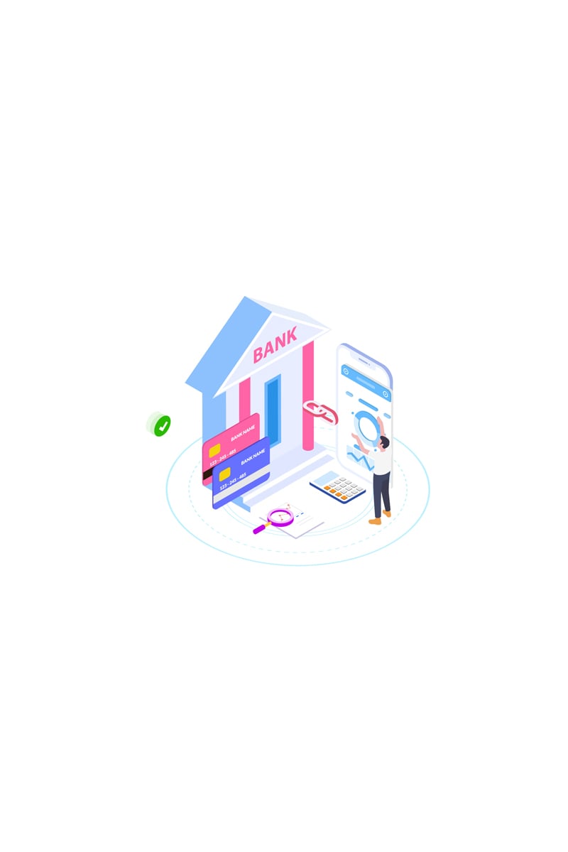 Connect with bank 4 - Illustration