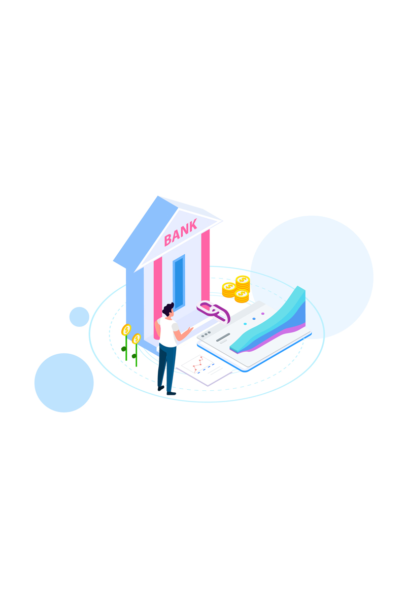 Connect with bank 2 - Illustration