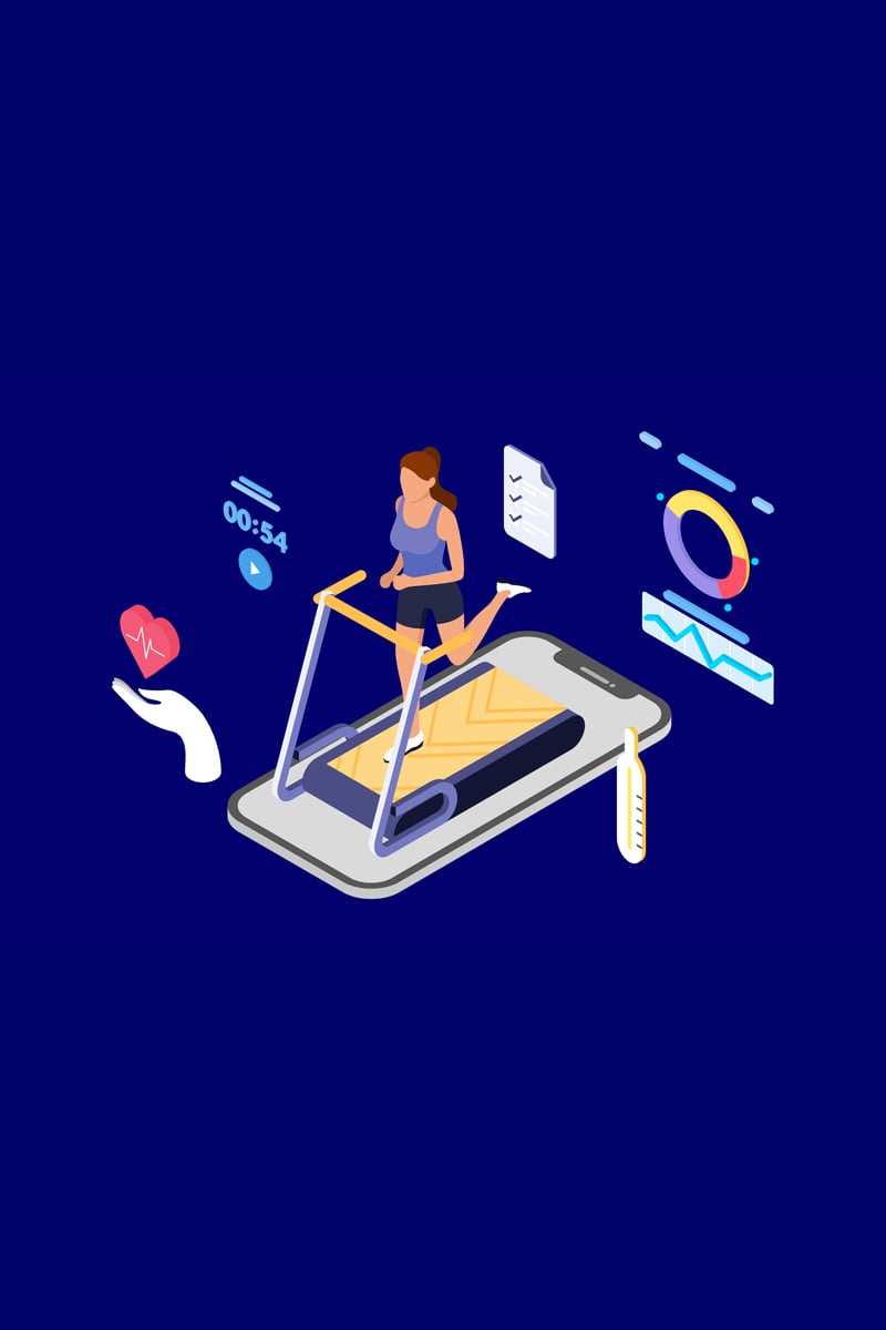 ARVR Exercise And Sport 2 - Illustration