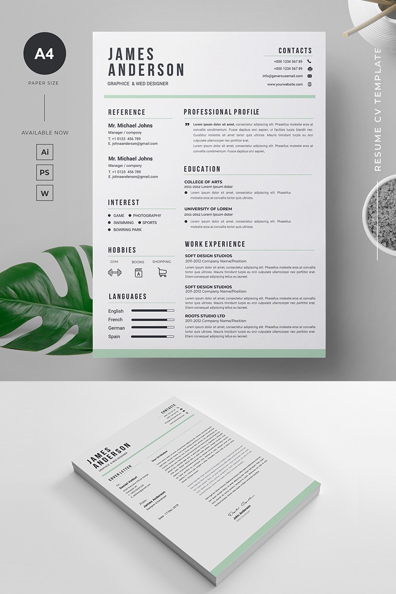 James Anderson Resume Template