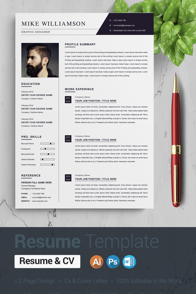 Mike Resume Template
