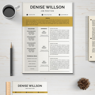 A4 Resume Resume Templates 89010