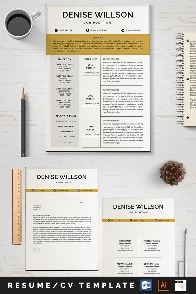 Denise Willson Resume Template