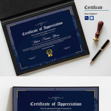 Template Appreciation Certificate Templates 89053