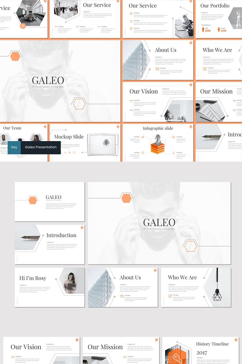 Galeo - Keynote template