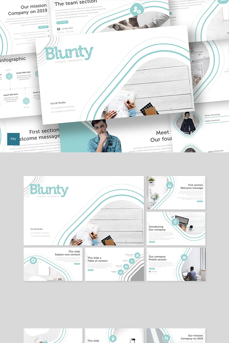 Blunty - Keynote template