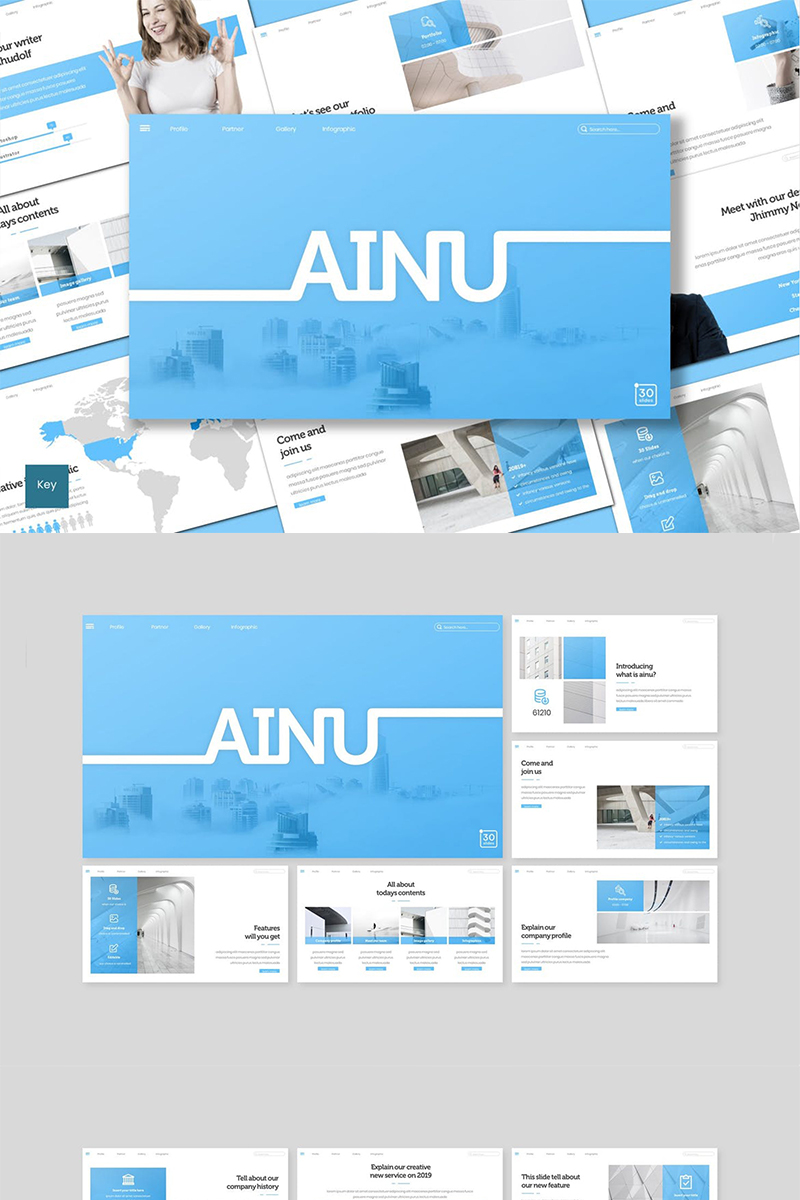 Ainu - Keynote template