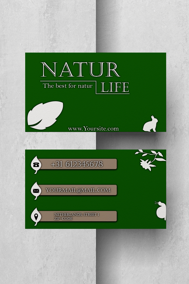 Natur Life Businesscard - Corporate Identity Template