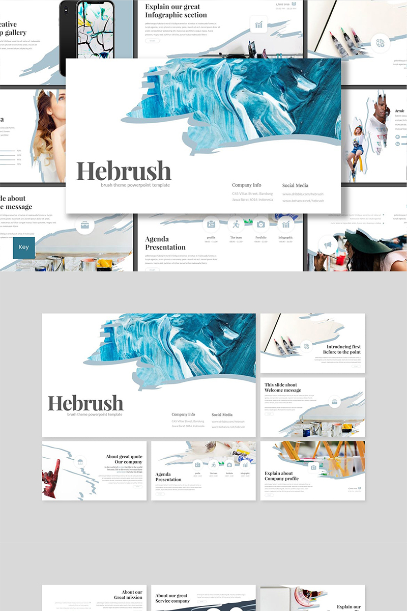 Hebrush - Keynote template