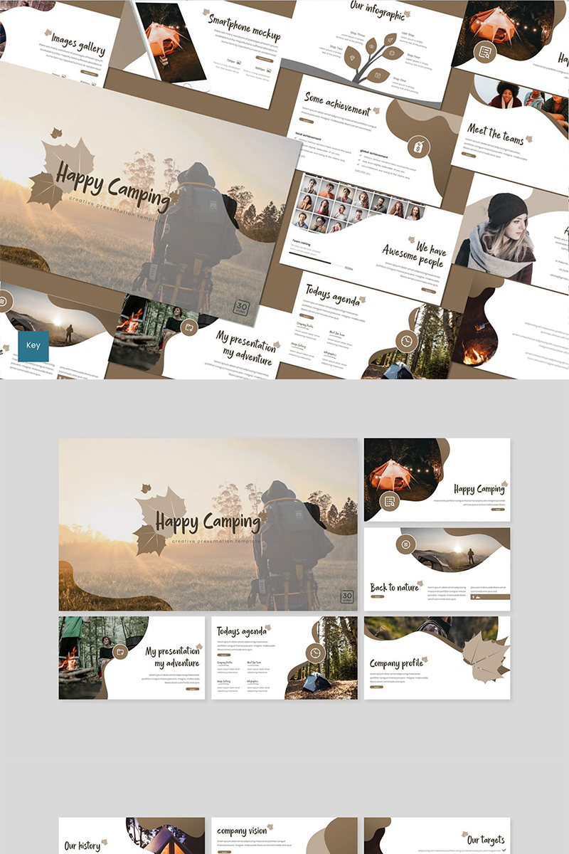 Happy Camping - Keynote template