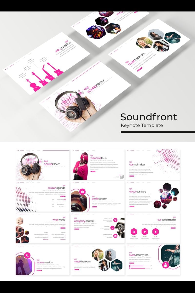 Soundfront - Keynote template