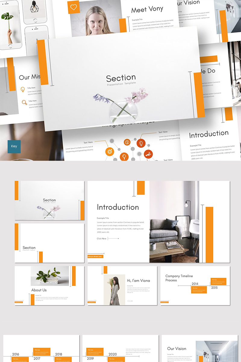 Section - Keynote template