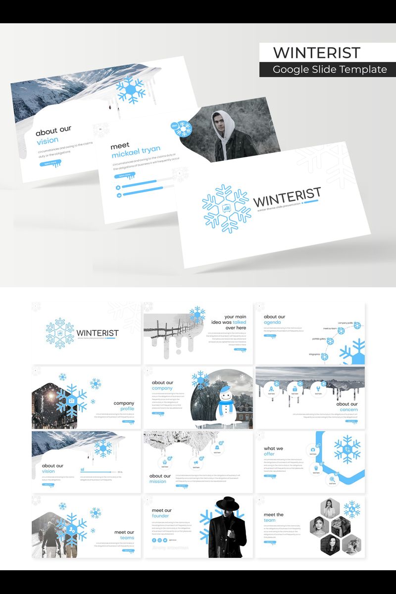 Winterist Google Slides