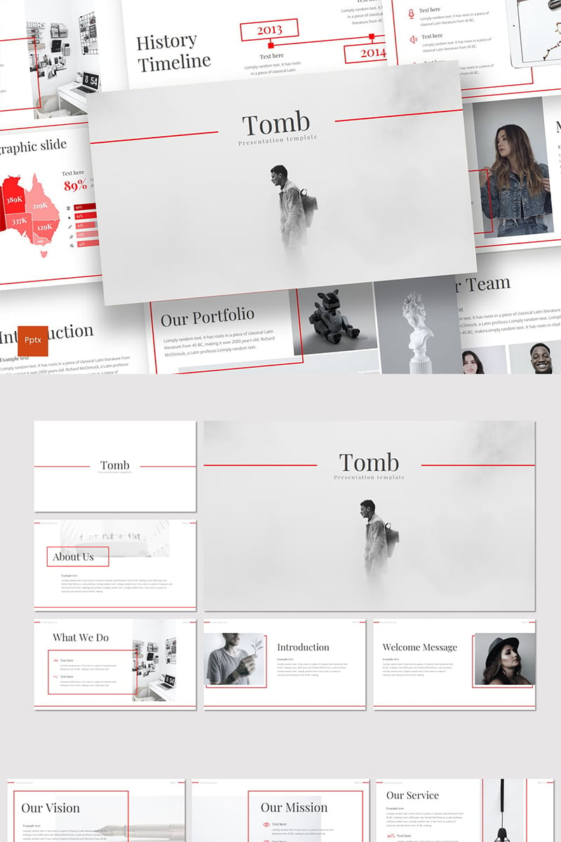 Tomb PowerPoint template