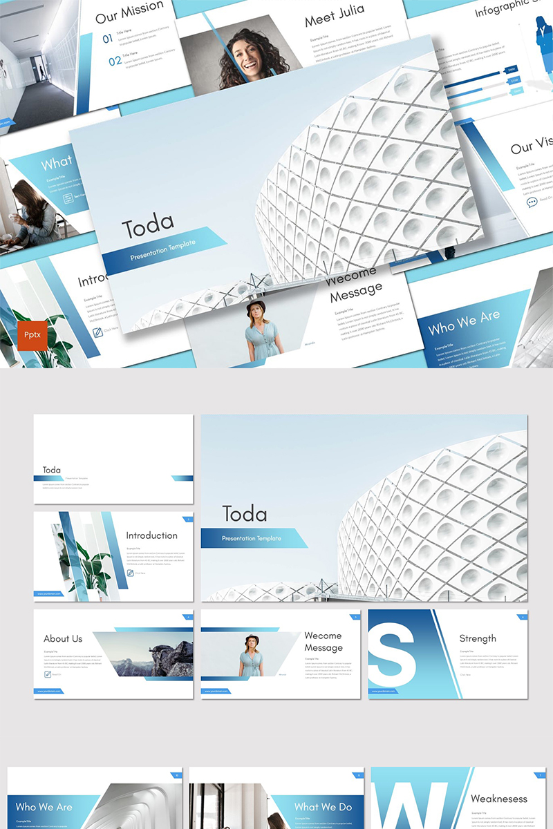 Toda PowerPoint template