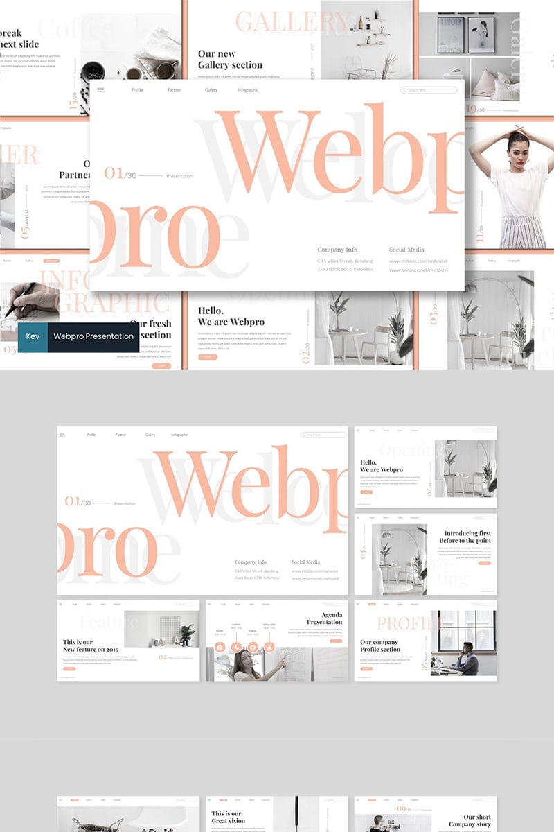 Webpro - Keynote template