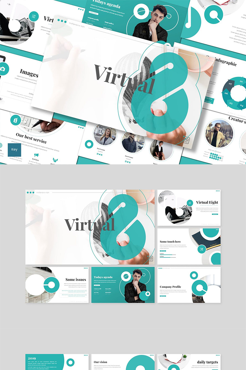 Virtual Eight - Keynote template