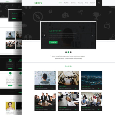 Responsive Mobile Landing Page Templates 89310