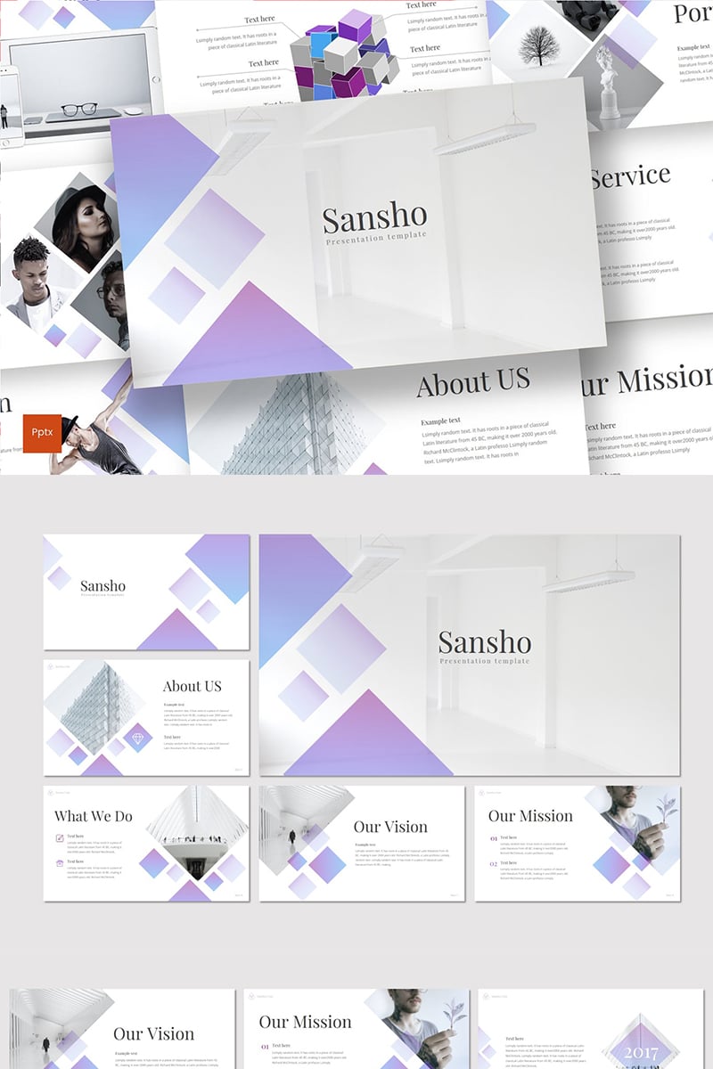 Sansho PowerPoint template