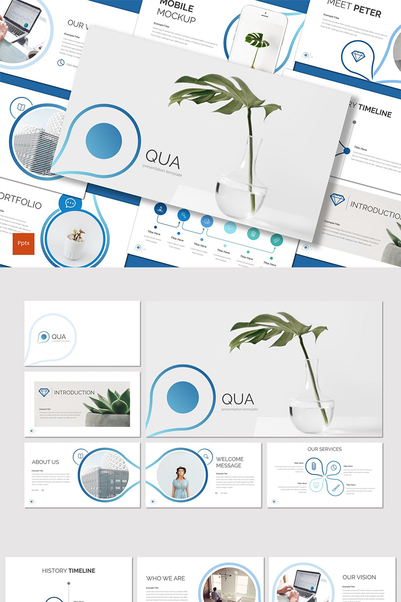 Qua PowerPoint template