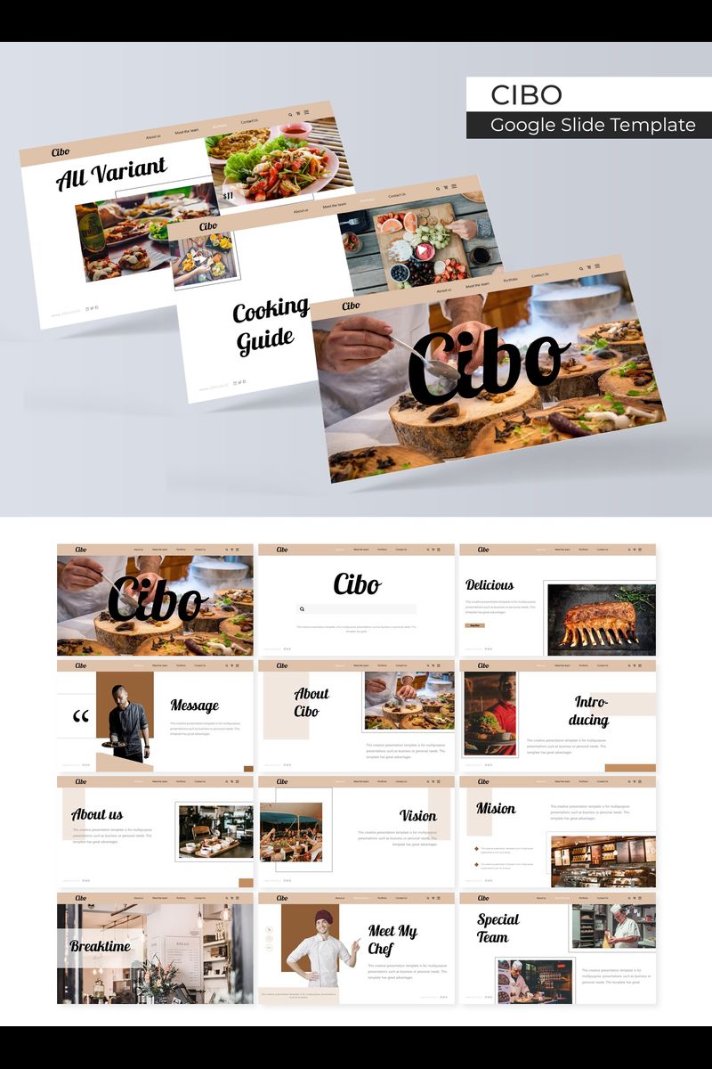 Cibo Google Slides