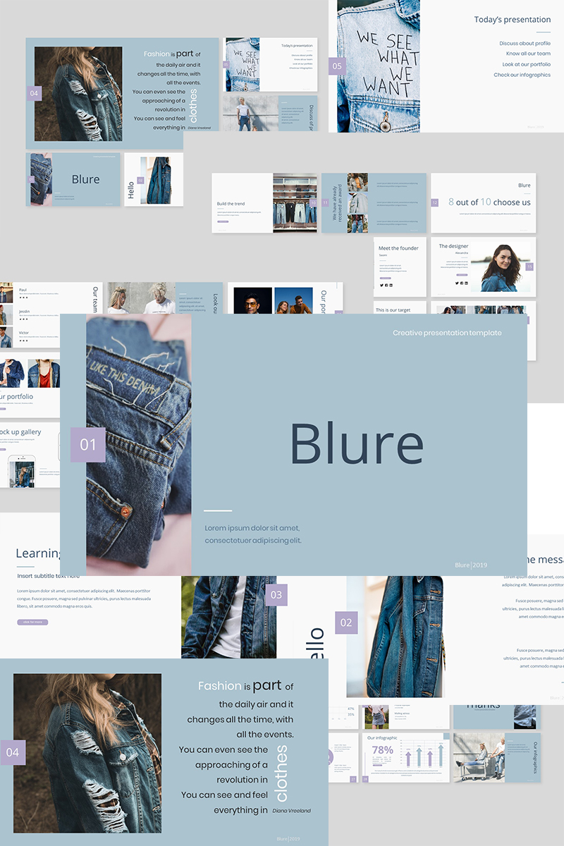 Blure - Keynote template