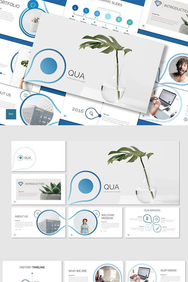 Qua - Keynote template