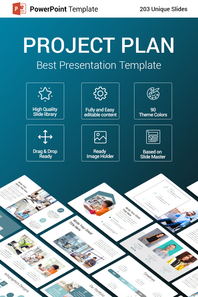 Project Plan PowerPoint template