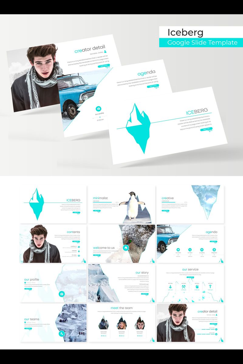 Iceberg Google Slides