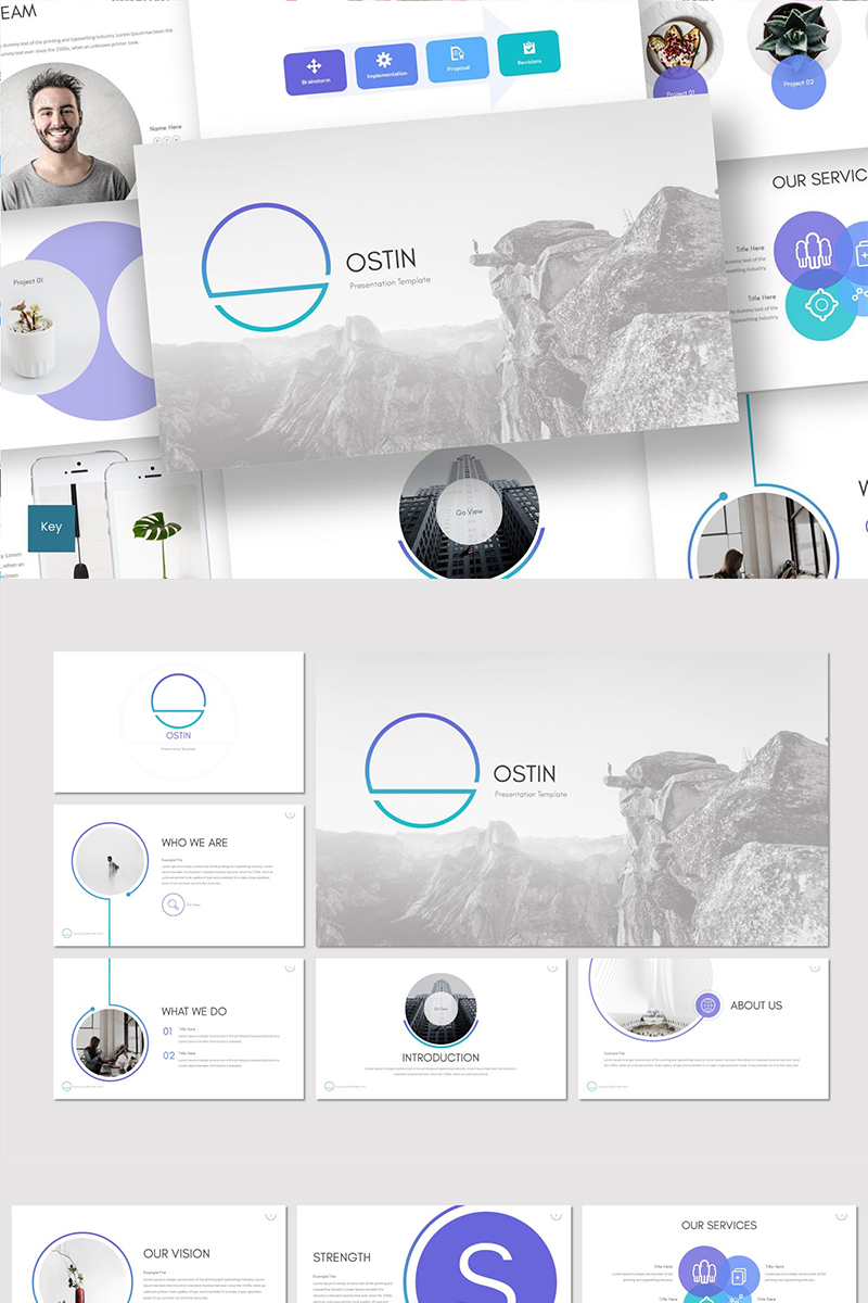 Ostin - Keynote template