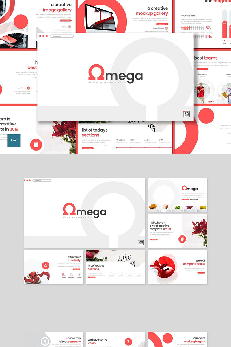 Omega - Keynote template