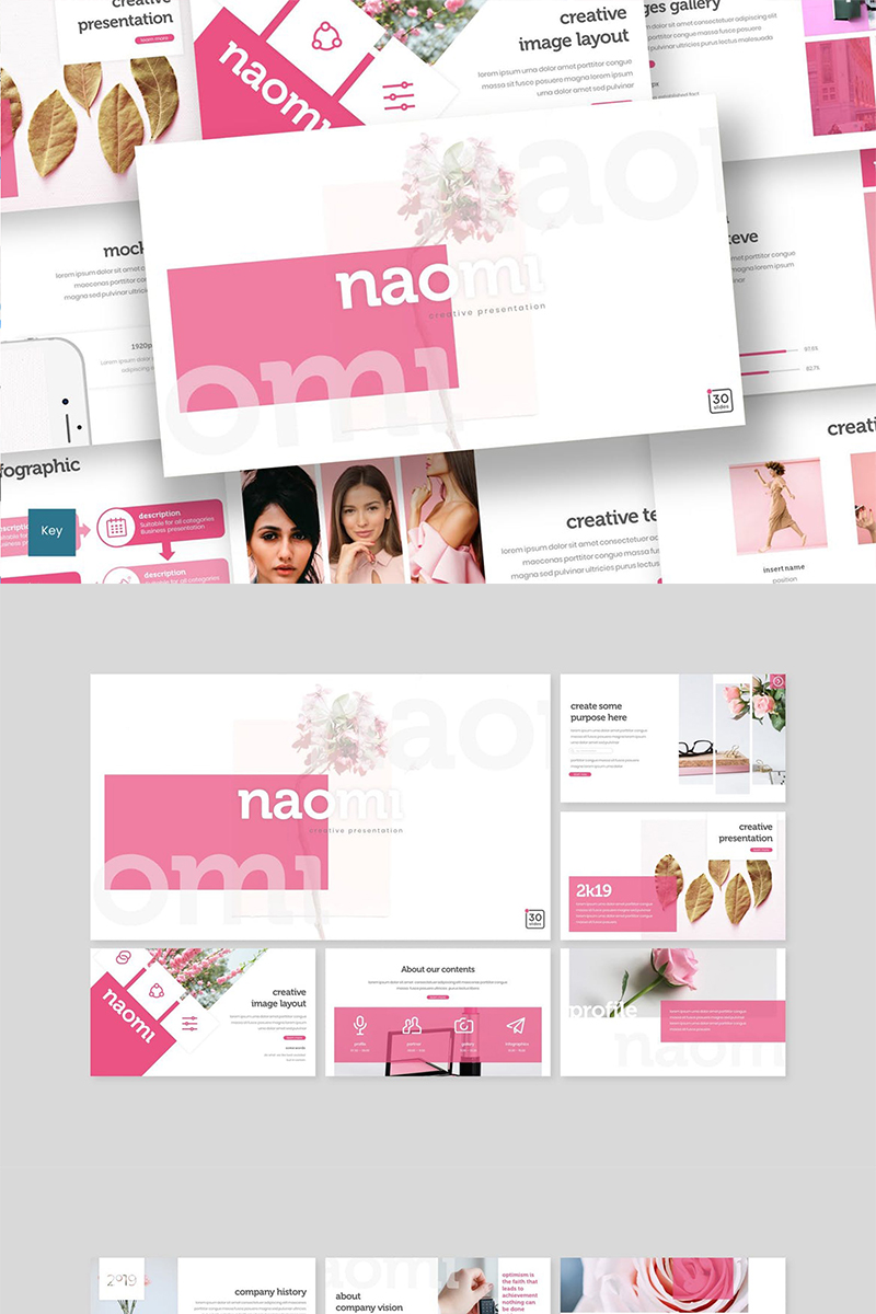 Naomi - Keynote template