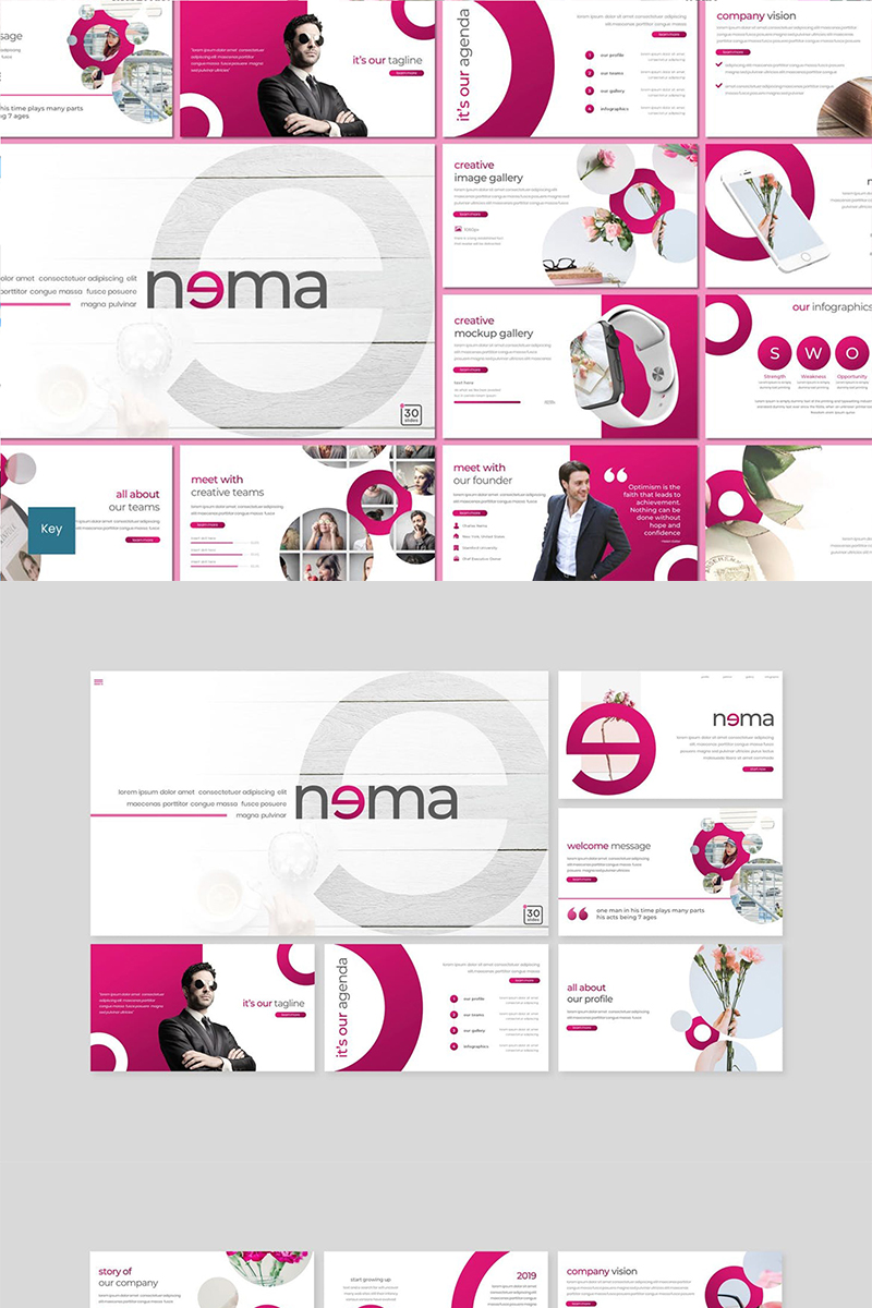 Nema - Keynote template