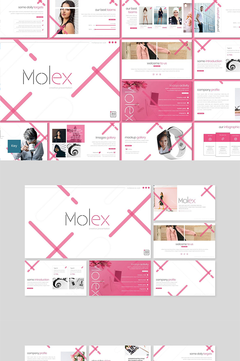 Molex pink - Keynote template