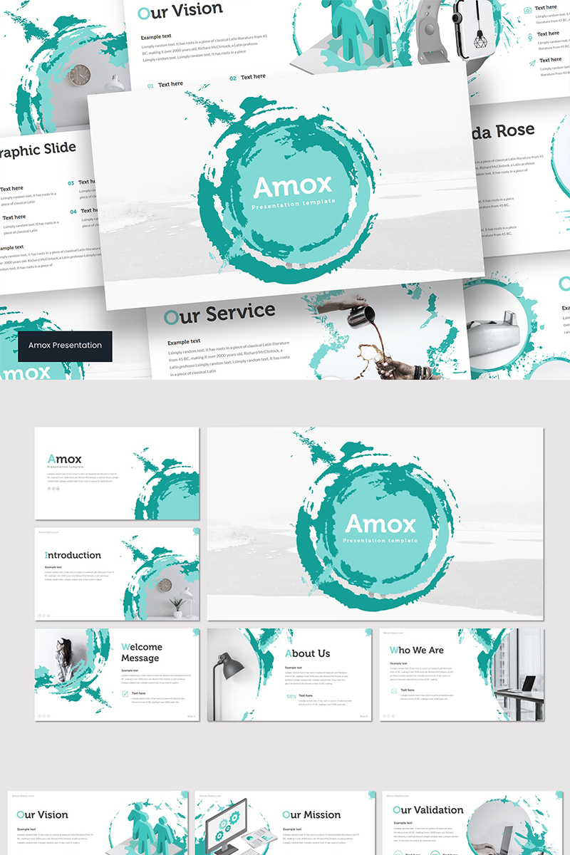 Amox PowerPoint template