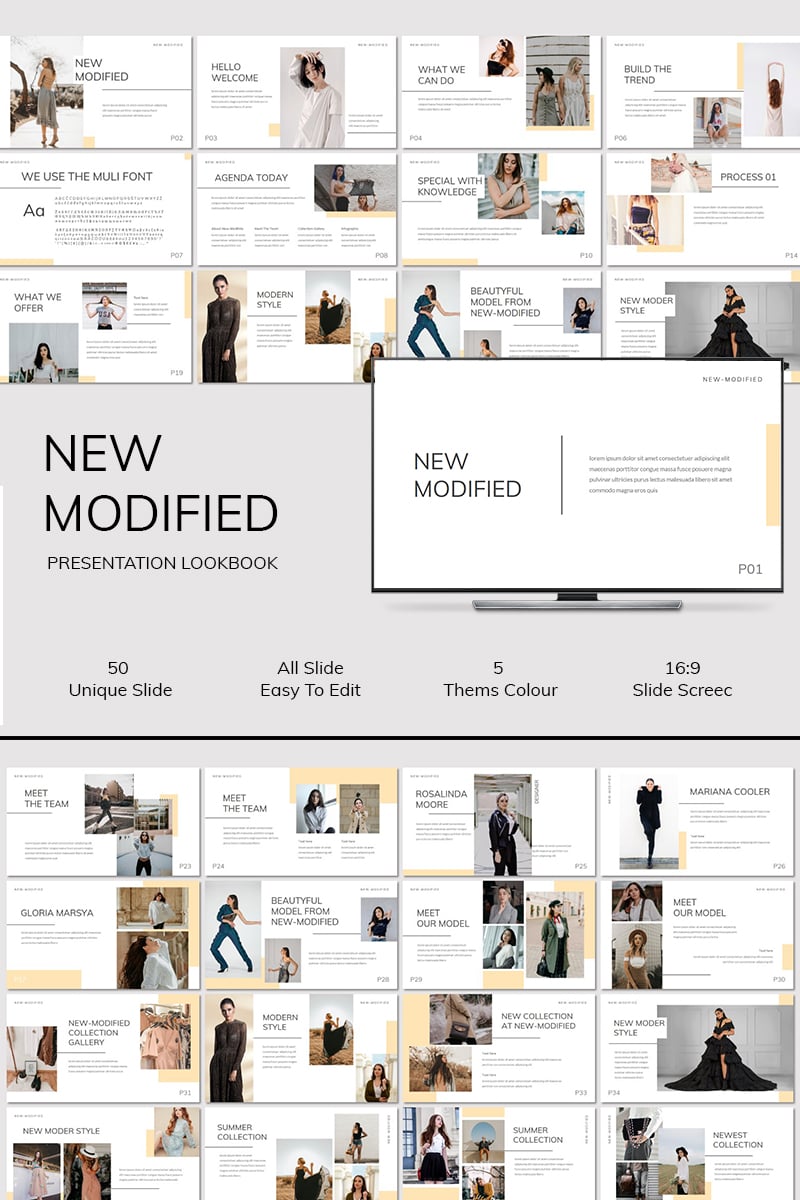 New Modified PowerPoint template