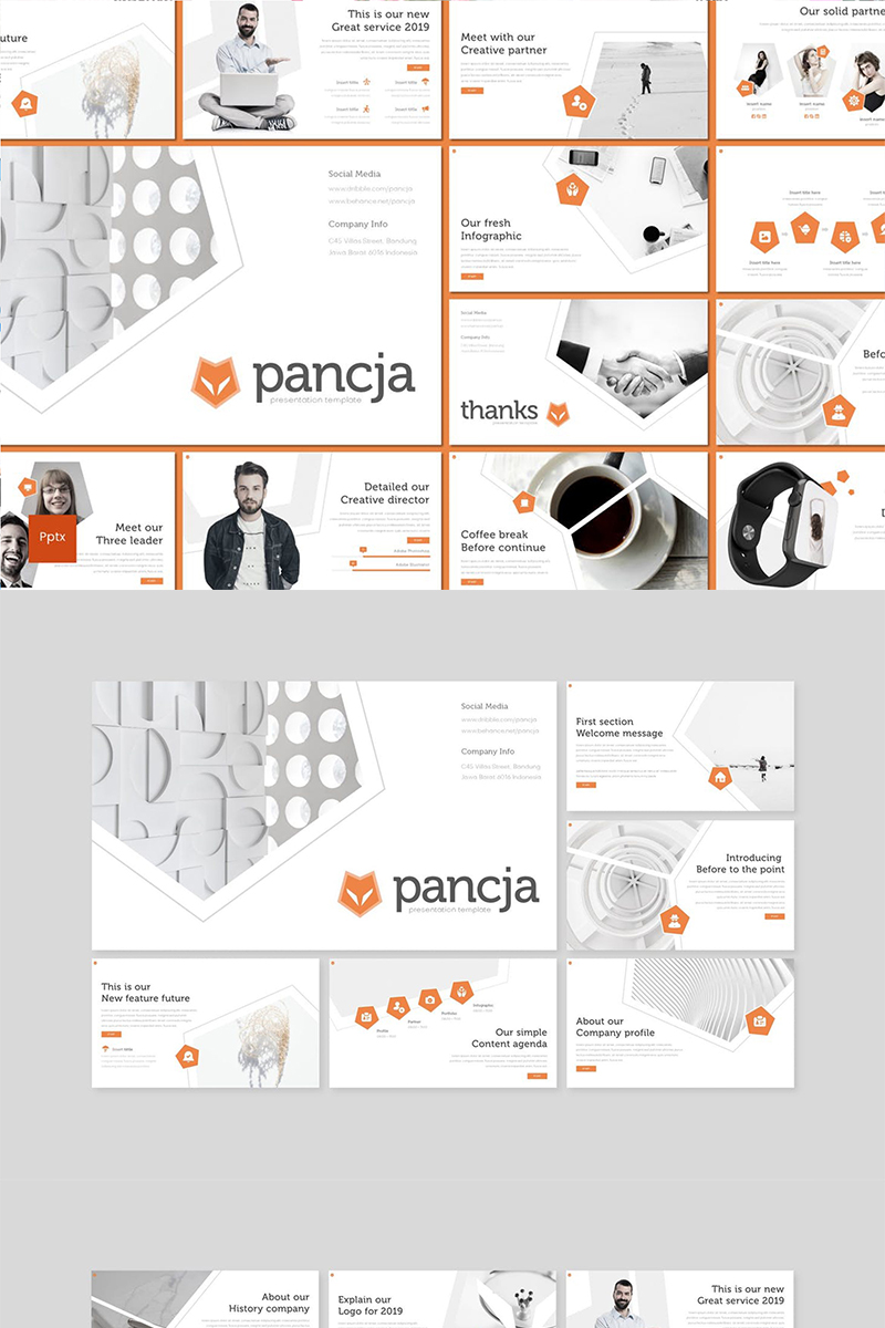 Pancja PowerPoint template