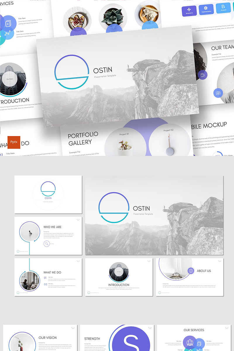 Ostin PowerPoint template