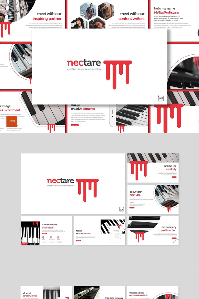 Nectare PowerPoint template