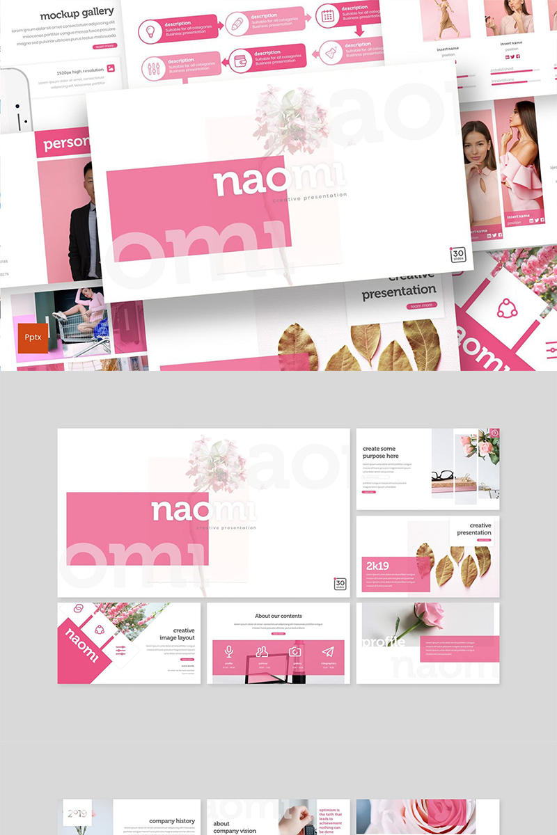 Naomi PowerPoint template