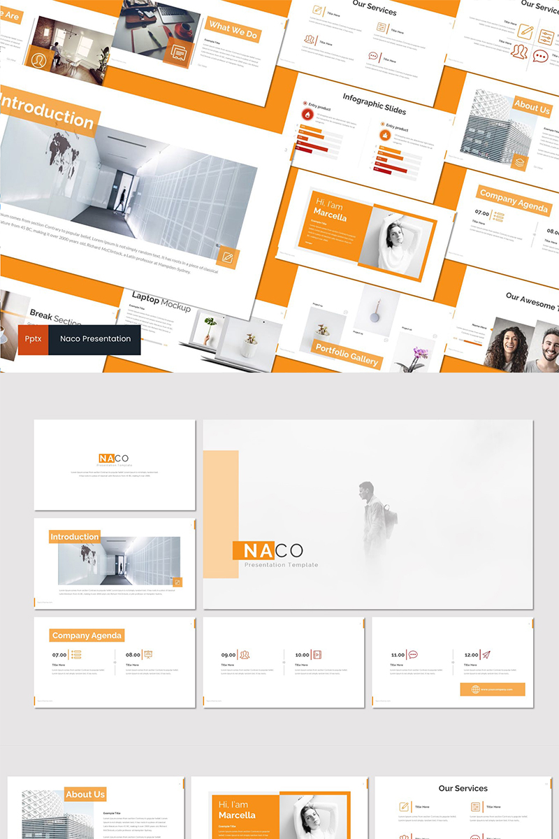 Naco PowerPoint template