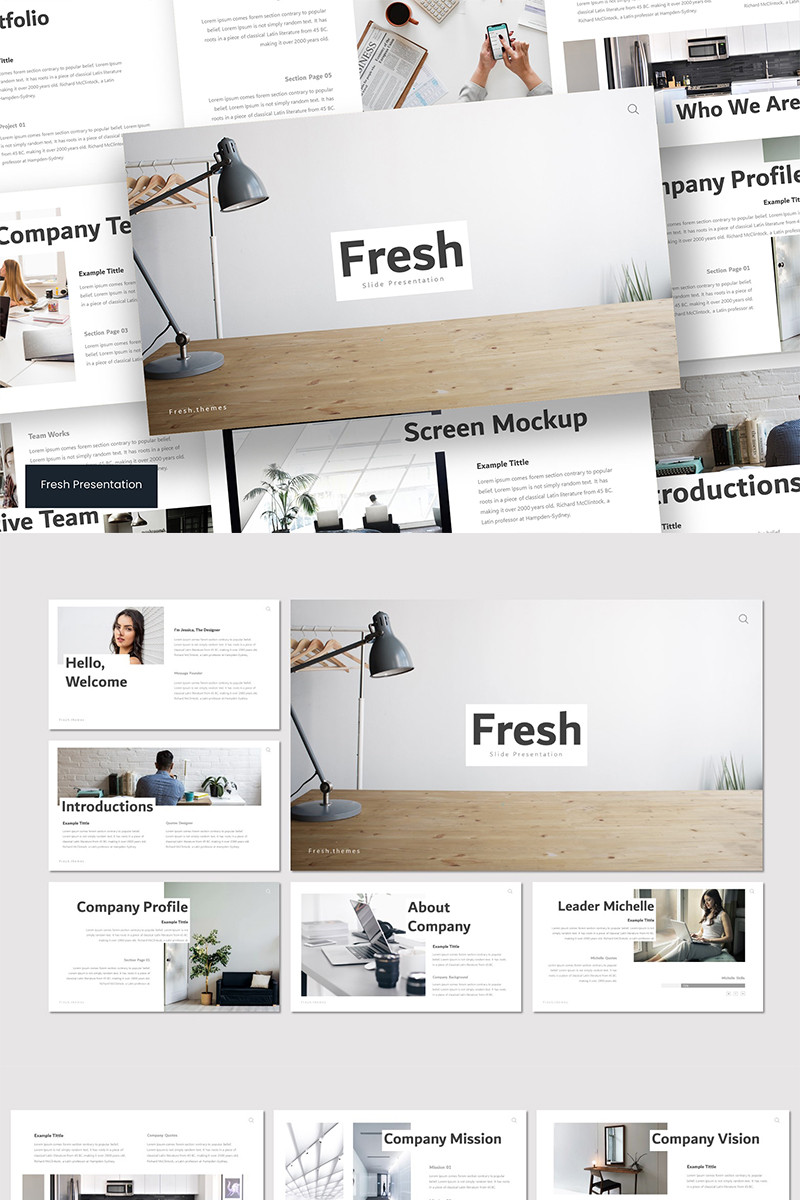 Fresh - Keynote template