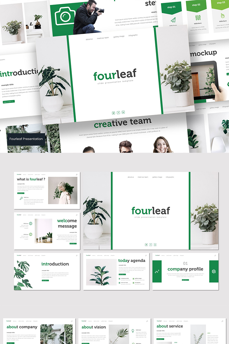 Fourleaf - Keynote template