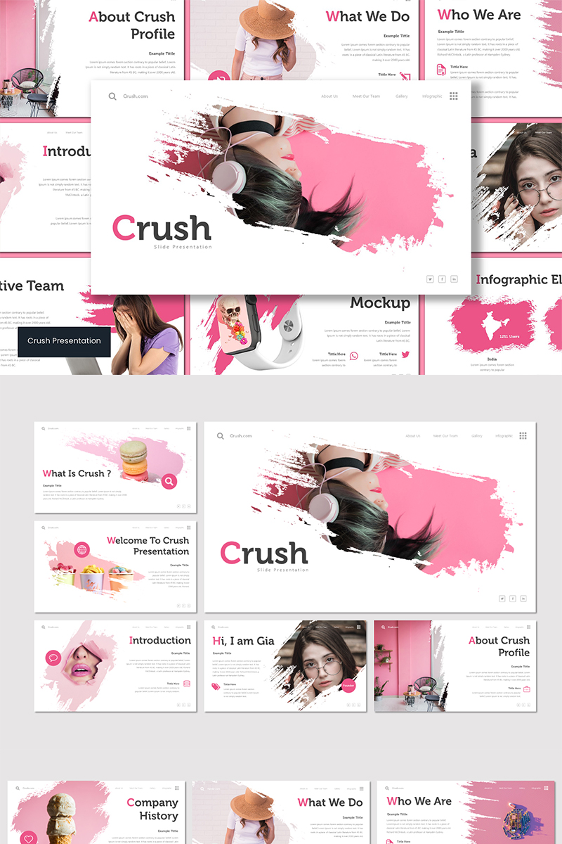 Crush - Keynote template