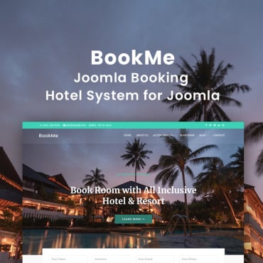Booking Motel Joomla Templates 89588