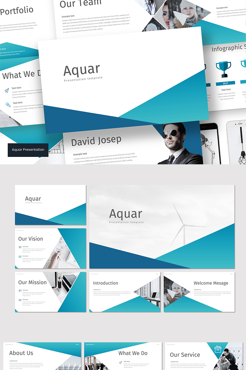 AQUAR PowerPoint template