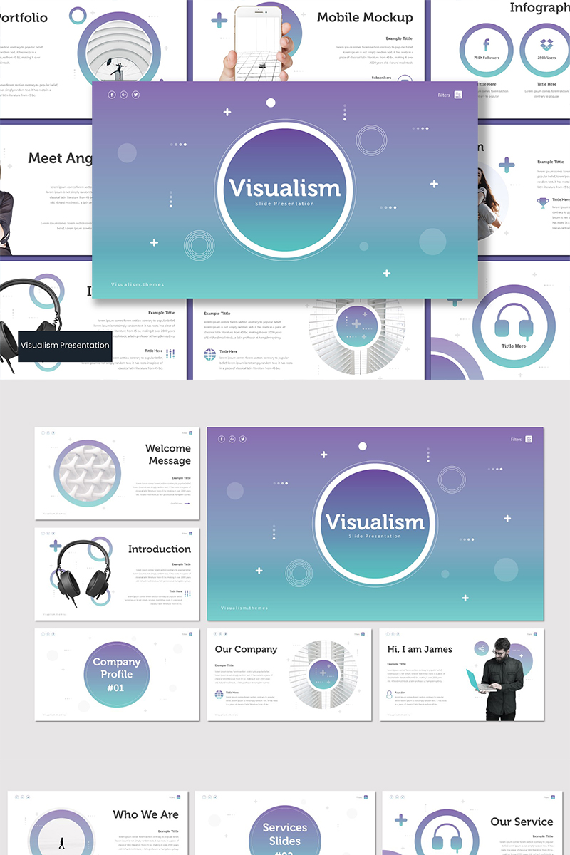 Visualism PowerPoint template