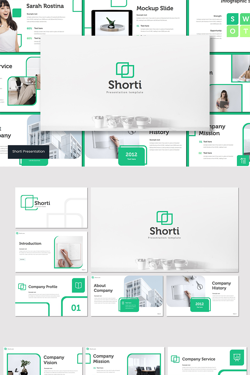 Shorti PowerPoint template