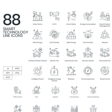 Technology Cars Icon Sets 89628